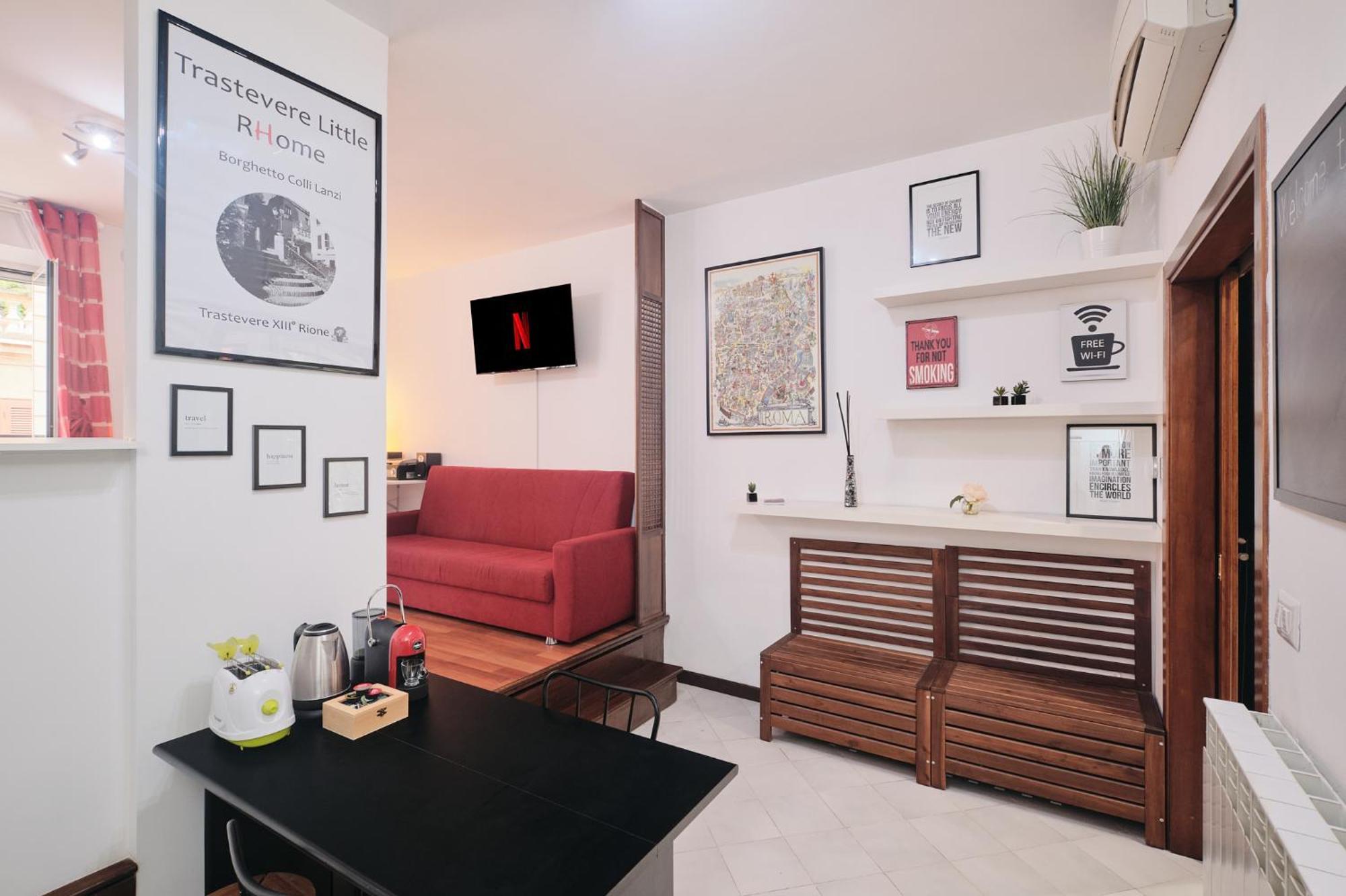Trastevere- Flat Con Giardino, Ac, Wi-Fi & Netflix Рим Екстериор снимка